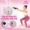 Peach Bands Resistance Tube Bands Set - Exercise Bands with Handles, Door Anchor and Workout Guide - Image 3