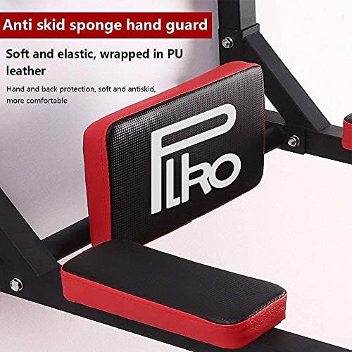 PLKO Wall Mount Pull Up Bar Wall Mounted Body Press Pull Up Bar Gym Chin-Up for Upper Body Workout - Image 6