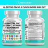 Quercetin 1000mg Zinc 50mg Vitamin C 1000mg Vitamin D 5000 IU Bromelain Elderberry - Lung Immune Defense Support Supplement Adults with Artemisinin, Sea Moss, Echinacea, Garlic Immunity Allergy Relief - Image 9