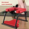 Yoga Headstand Bench Inversion Bench Inversion Chair Foldable Handstand Machine Treat Low Back Pain Can Support 440 Lbs (Color : Red A, Size : 45 * 52 * 36cm) - Image 2