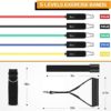 VEICK Resistance Bands for Working Out, Exercise Bands, Workout Bands, Resistance Bands Set with Handles for Men Women, Weights for Strength Training Equipment at Home - Image 4