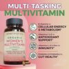 Organic Women Multivitamin with Iron and Probiotics (90 Tablets) – Multivitamin for Women with Vitamins B12, C, D and E – Daily Vitamins for Women - Organic Multi Vitamin Supplement for Women - Image 3