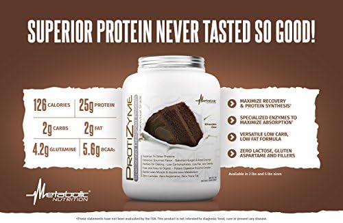 Metabolic Nutrition - Protizyme - 100% Whey Protein Powder, High Protein, Low Carb, Low Fat with Digestive Enzymes, 24 Essential Vitamins and Minerals, Banana Creme, 2 Pound - Image 3