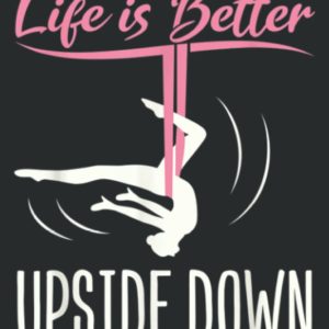 Aerial Yoga Saying Life Is Better Upside Down Hammock Silks: Lined Journal & Diary for Writing & Notes for Girls and Women, Memo Diary Subject Notebooks Planner, 6"x9"
