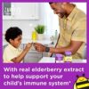 Zarbee's Children's Elderberry Immune Support Gummies with Vitamin C, Zinc, Natural Berry Flavor, 70 Count - Image 6