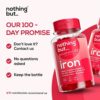 𝗪𝗜𝗡𝗡𝗘𝗥 𝟮𝟬𝟮𝟯* Iron Supplement for Women and Men with a Delicious Mixed Berry Flavor - Chewable Vegan Iron Supplements w/Vitamin C, Zinc, Folic Acid & B Vitamins - 60 Iron Gummies for Anemia - Image 7