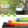 Resistance Bands for Working Out, Women & Men Exercise Bands Set, with Carry Bag, Instruction Guide, for Whole-Body Fitness, Booty, Leg, Arm, Stretching, Physical Therapy, Strength Training - Set of 5 - Image 3