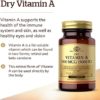 Solgar Dry Vitamin A 1500 mcg (5000 IU), 100 Tablets - Supports Healthy Eyes, Skin & Immune System - Non-GMO, Vegan, Gluten Free, Dairy Free, Kosher - 100 Servings - Image 3