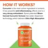 Qunol Turmeric Gummies, Gummy with 500mg Turmeric Curcumin, Joint Support Supplement, Ultra High Absorption Tumeric Curcumin, Vegan, Gluten Free, 90 Count - Image 3