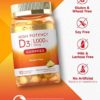 Carlyle Vitamin D3 1000iu Gummies | 90 Count | Vegetarian, Non-GMO, and Gluten Free Vitamin D Supplement | Natural Pineapple Flavor - Image 4