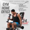 Adjustable Weight Bench, Exercise Workout Bench for Full Body Workout- Multi-Purpose Foldable Bench, Folding Dumbbells Bench with Elastic Ropes - Image 3