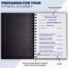 Whole Armour Fitness / Hardcover Workout Journal / Fitness Log for Men & Women Black A5 - Image 6