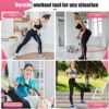Resistance Bands with Handles for Women, 5 Level Exercise Bands Workout Bands for Physical Therapy, Yoga, Pilates, Door Anchor, Storage Pouch - Image 6