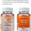 Amazon Basics Kids' Vitamin C 125mg Gummies, Orange, 60 Count, Immune Health, 2 Month Supply (Previously Solimo) - Image 3