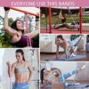 Daifferchoi Long Resistance Bands Fabric Exercise Bands for Full Body Workout & Weight Training, Fitness Loop Stretch Body Bands for Home Gym, Pull Up Assistance Workout Bands for Men Women Set of 3 - Image 5
