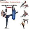 syzythoy Multifunctional Wall Mounted Pull Up Bar Chin Up bar,Dip Station for Home Gym,Indoor Workout,Support to 440Lbs - Image 5