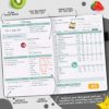 Clever Fox Wellness Planner - Weekly & Daily Health and Wellness Log, Food Journal & Meal Planner Diary for Calorie Counting, Notebook for Medical Condition Tracking, A5-Sized - Black - Image 4