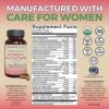 Organic Women Multivitamin with Iron and Probiotics (90 Tablets) – Multivitamin for Women with Vitamins B12, C, D and E – Daily Vitamins for Women - Organic Multi Vitamin Supplement for Women - Image 2