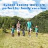 Sukeen 4 Pack Cooling Towel (40"x12") for Sweat, Quick-Drying Neck Cooling Wraps, Soft & Breathable Chilly Sports Towel for Yoga, Sport, Running, Workout, Cooking - Image 9