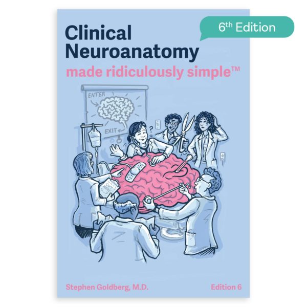Clinical Neuroanatomy Made Ridiculously Simple: Color Edition