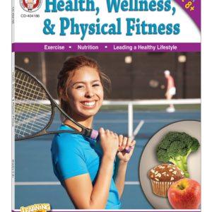 Mark Twain Health and Wellness Workbook, Grades 5-8+, Health and Fitness and Nutrition Book, 5th Grade Workbooks and Up, Classroom or Homeschool Curriculum