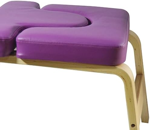 kowaku Yoga Headstand Bench Yoga Inversion Trainer Workout Portable Balance Training with Solid Wood Frame Inversion Stool Fitness Feet Trainer - Image 5