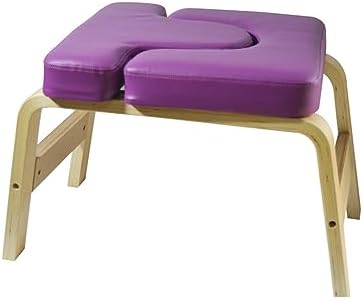 kowaku Yoga Headstand Bench Yoga Inversion Trainer Workout Portable Balance Training with Solid Wood Frame Inversion Stool Fitness Feet Trainer - Image 6