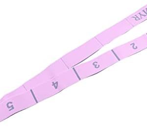 QXPDD Yoga Resistance Band Slimming Resistance Band Yoga Auxiliary Stretching Belt Pull Up Assistance Bands Adult Training Elastic Bands for Legs Glutes,11 Pink