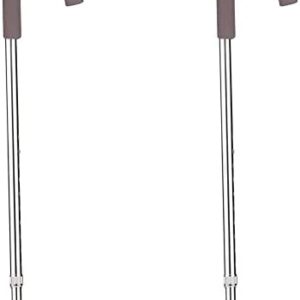 Drive Medical Round Handle Aluminum Walking Cane with Foam Grip, Silver