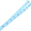 QXPDD Yoga Resistance Band Slimming Resistance Band Yoga Auxiliary Stretching Belt Pull Up Assistance Bands Adult Training Elastic Bands for Legs Glutes,10 Light Blue Purple - Image 2