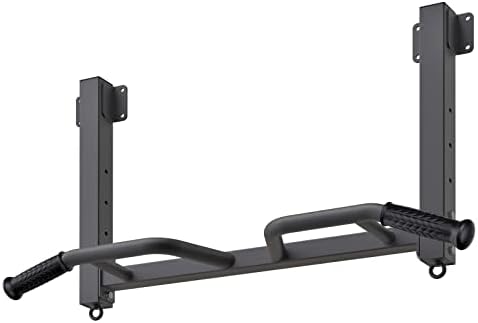 Kipika Multifunctional Joist Mounted Pull Up Bar, 4 Levels of Height Adjustment, Multi-Angle Grip, Chin Up Bar Joist Mount, Home Gym Workout Strength Training Equipment - Image 2