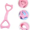 Unomor Pull Rope Resistance Bands for Stretching Fitness Resistance Bands Yoga Stretching Straps Home Workout Equipment Body Building Rope Pilates Straps Workout Tool Tension Belt Pink - Image 7