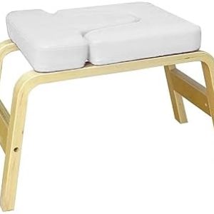 rockible Yoga Headstand Bench Feet Trainer with Wood Turn Your Yoga Upside Down Core Strengthening Durable Portable Headstand Trainer