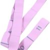 QXPDD Yoga Resistance Band Slimming Resistance Band Yoga Auxiliary Stretching Belt Pull Up Assistance Bands Adult Training Elastic Bands for Legs Glutes,11 Pink - Image 6