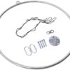 Yoga Rings, Aerial Hoop Set with Aerial Rigging, Aerial Fitness, Professional Aerial Hoop, Womens Single Point Aerial Equipment Yoga Hoop (90cm) - Image 3