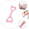 Unomor Pull Rope Resistance Bands for Stretching Fitness Resistance Bands Yoga Stretching Straps Home Workout Equipment Body Building Rope Pilates Straps Workout Tool Tension Belt Pink - Image 3
