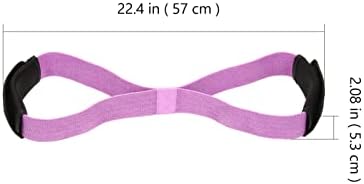 INOOMP Resistance Band Figure 8 Chest Expander Elastic Fitness Bands Stretching Exercise Pull Rope for Arms Back Shoulder Neck Gym Yoga Home Workout - Image 6