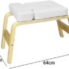 rockible Yoga Headstand Bench Feet Trainer with Wood Turn Your Yoga Upside Down Core Strengthening Durable Portable Headstand Trainer - Image 3