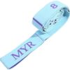 QXPDD Yoga Resistance Band Slimming Resistance Band Yoga Auxiliary Stretching Belt Pull Up Assistance Bands Adult Training Elastic Bands for Legs Glutes,10 Light Blue Purple - Image 5