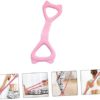 Unomor Pull Rope Resistance Bands for Stretching Fitness Resistance Bands Yoga Stretching Straps Home Workout Equipment Body Building Rope Pilates Straps Workout Tool Tension Belt Pink - Image 4