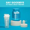 SEEQ Clear Whey Isolate Protein , 22g Protein, Zero Lactose/ Sugar, Keto-Friendly, Best Powder for Men and Women, Juicy Protein with 25 Servings (Blue Razz Freeze) - Image 4