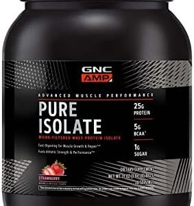 GNC AMP Pure Isolate Protein - Strawberry