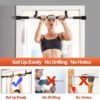 CEAYUN Pull up Bar for Doorway, Portable Pullup Chin up Bar Home, No Screws Multifunctional Dip bar Fitness, Door Exercise Equipment Body Gym System Trainer - Image 6