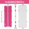 Dwzdd Gymnastics Air Mat 10ft/13ft/16ft/20ft Tumbling Mat Inflatable Gymnastics Tumble Track for Home/Gym/Training/Cheerleading/Water with Electric Pump - Image 2
