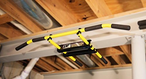 PRO Mountings I-Beam Pull up Bar/Chin up Bar (Yellow Long Bar with Bent Ends) - Image 3