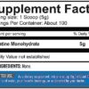 Giant Sports Edge Creatine Monohydrate - 5g Pure Micronized Creatine per Serving, Support Muscle Energy and Strength, 100 Servings - Unflavored - Image 4