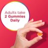 Centrum MultiGummies Multi+ Omega 3 Dual Action, Adult Multivitamin, Multivitamin/Multimineral/Omega 3 Supplement, Strawberry/Lemon/Orange Flavors - 110 Count - Image 7