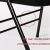 tayer Yoga Folding Chair Auxiliary Chair with Thickened Front and Rear Three Beams, Prop for Flexibility and Strength Training,Can Relieve Fatigue Yoga Inverted Stool Suitable for Yoga Studios - Image 5