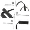 Unomor 1 Pair Fitness Grip Exercise Accessories Fitness Resistance Bands Resistance Bands for Stretching Home Gym Exercise Equipment Exercise Machine Attachment Resistance Band Handle - Image 3