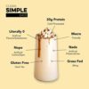 Clean Simple Eats Simply Vanilla Whey Protein Powder, Natural Sweetened and Cold-Pressed Whey Protein Powder, 20 Grams of Protein, 30 Servings - Image 4